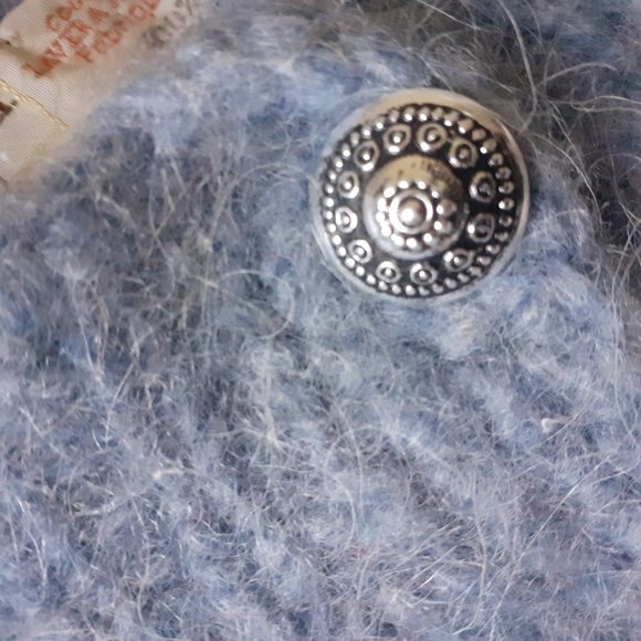 rated-40up Icelandic Lopapeysa Cardigan Warm Natural Neutral 100% Iceland Wool - Picture 4 of 6